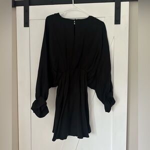 Zara mini dress with balloon sleeves